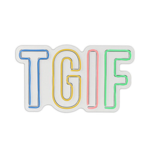 TGIF - Multicolor | Wall Addiction