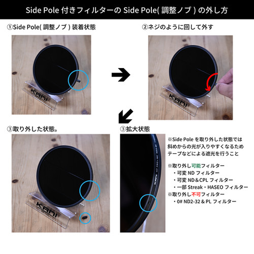 Premium 0# Variable ND4-64 67mm | ロカ・デザイン -KANI正規代理店-