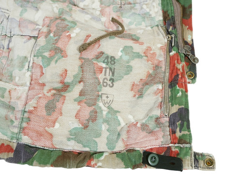 スイス軍 M57 フィールドジャケット バックパック付 アルペンカモ 63年