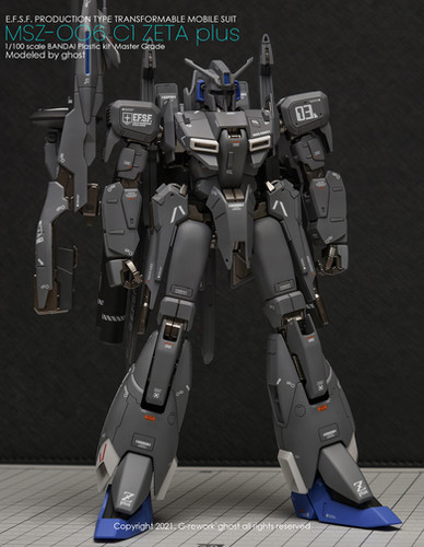 ロボット MG MSZ-006C1 Zeta Plus C1 Sentinel Metal Robot Gundam MSZ