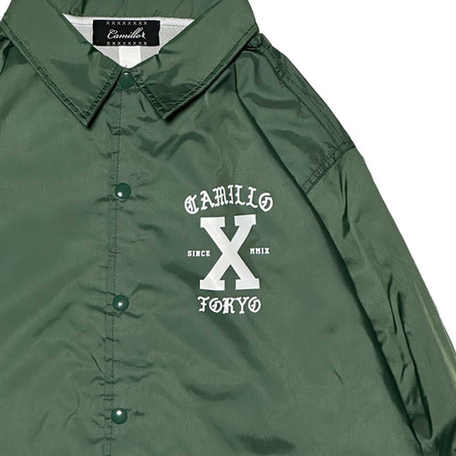 CAMILLO TOKYO FUCKIN CITY COACH JACKET ( GREEN ) | CAMILLO