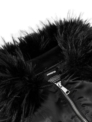 Black Fur N2B Jacket | Selonid｜セロニッド