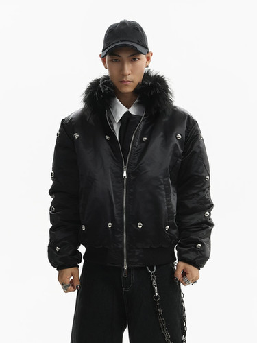 Black Fur N2B Jacket | Selonid｜セロニッド