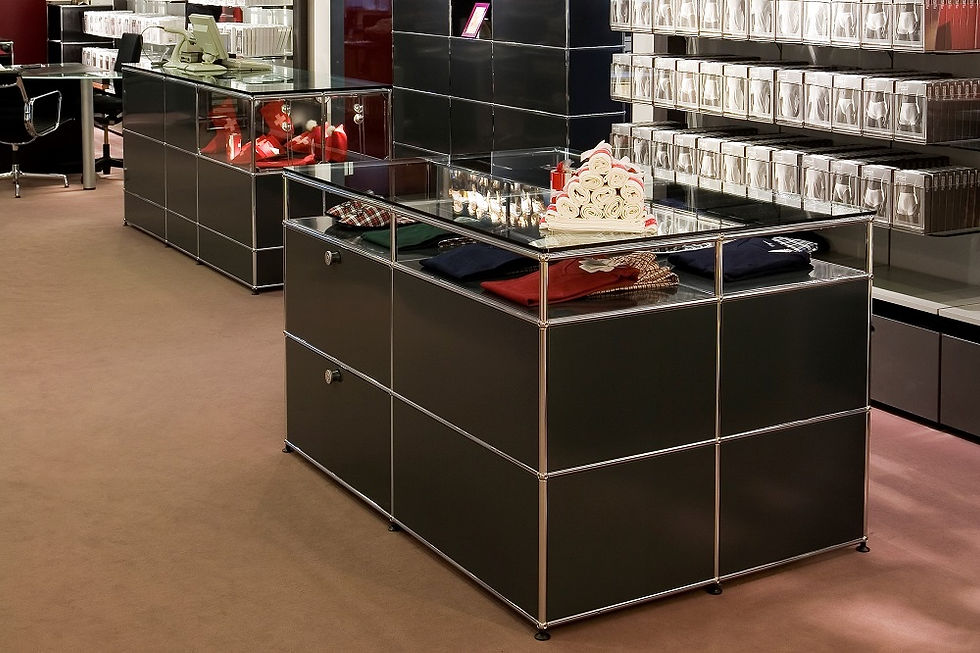 商品を美しく、店内を美しく【USMの店舗什器】