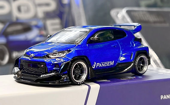 PANDEMが手掛けた迫力のワイドボディ「GRヤリス」がPOP RACEから1/64