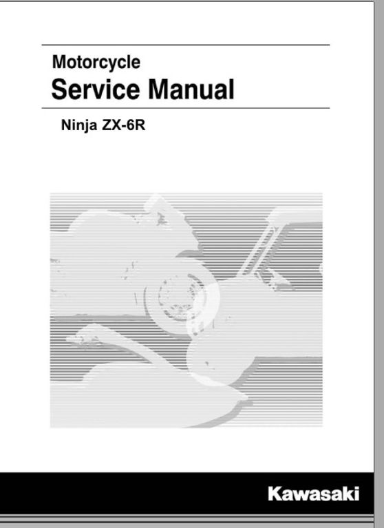 MANUAL DE SERVIÇO KAWASAKI NINJA ZX-6R 636 ZX6R - 2019 / 2022