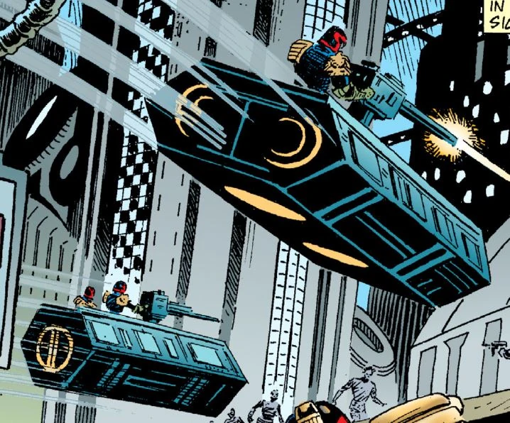 Judge Flying Vehicle | Judge Dredd Wiki | Fandom