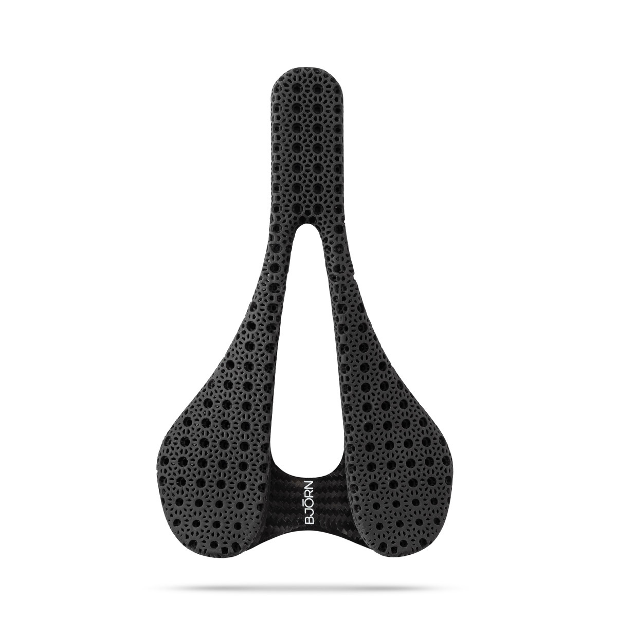 Bjorn Cycles Carbon Bicycle Bike Saddle with 3D Printed Pad Carbon