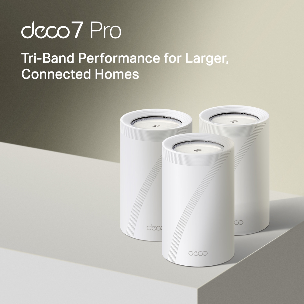 Deco BE65 Pro | BE11000 Whole Home Mesh WiFi 7 System | TP-Link