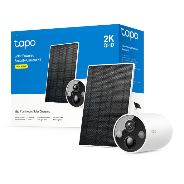 Tapo C425 KIT | ソーラー給電セキュリティカメラキット | TP-Link 日本