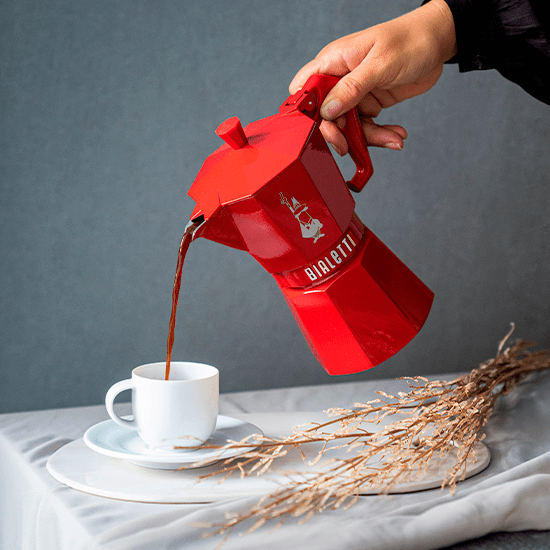 Moka Express 6 Xicaras Exclusive Vermelha - Bialetti - Vivace