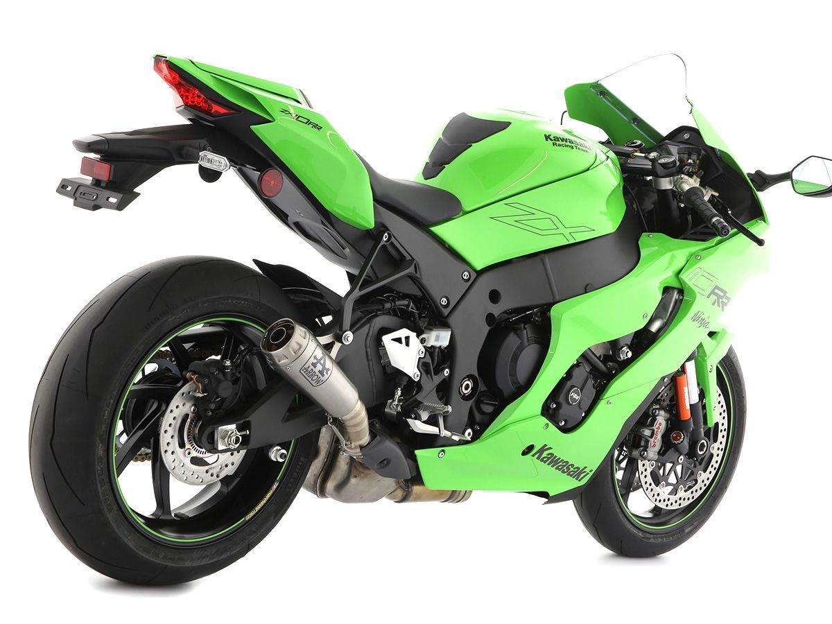 71215HCP KIT TERMINALE PRO-RACE + RACCORDO TITANIO ARROW KAWASAKI