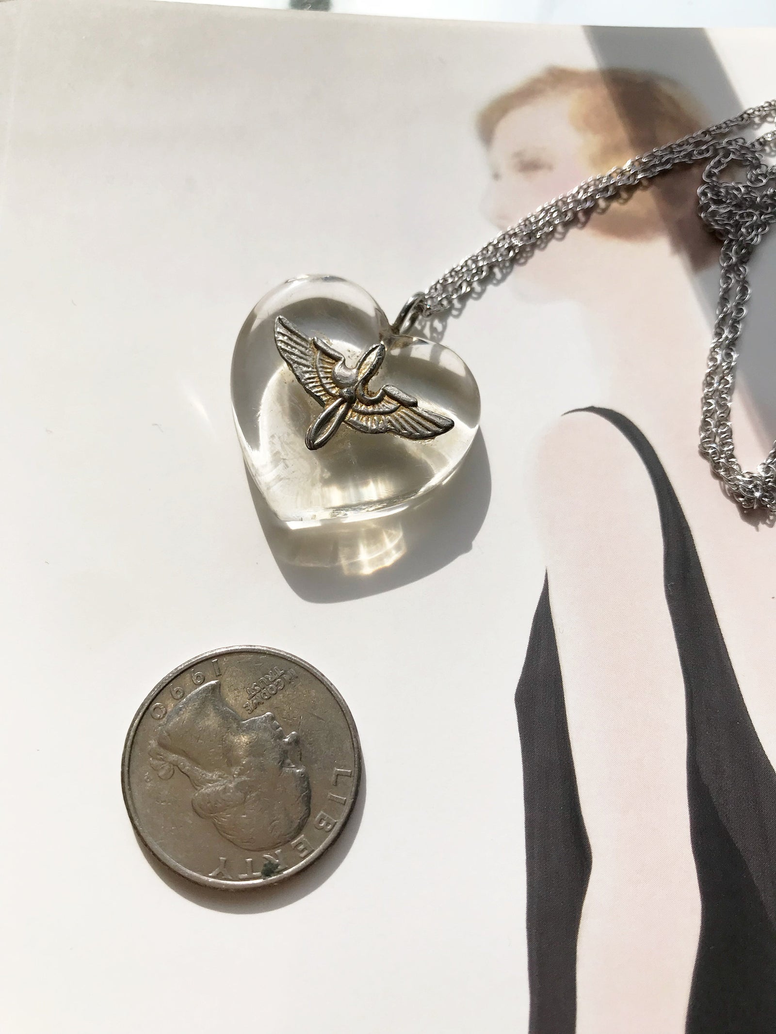 WWII Army Air Corps Sweetheart Lucite Necklace – Stacey Fay Designs
