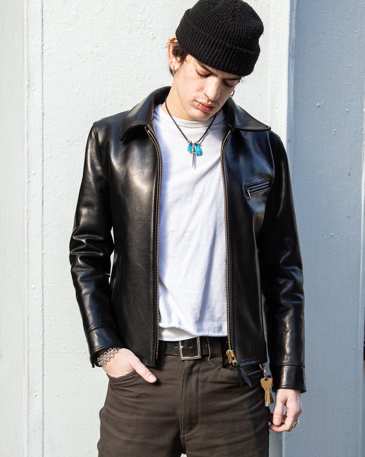 Y'2 Leather HV Horse Single Riders Jacket - Black – Standard & Strange