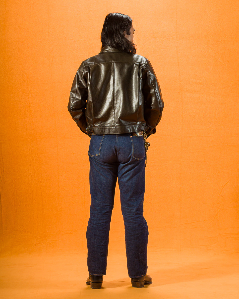 Sheepskin French Cyclist Jacket (YK-07) - Olive – Standard & Strange
