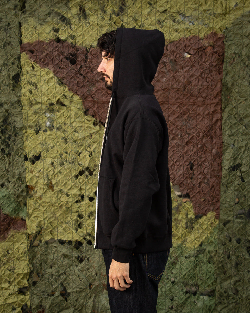 The Real McCoy's Buco F/Z Parka Sweatshirt - Black – Standard