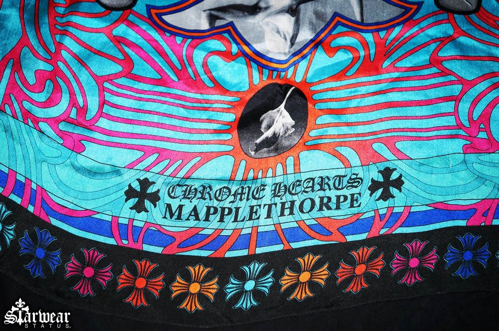 100% Silk Chrome Hearts MAPPLETHORPE Bandana Scarf | Starwear Status