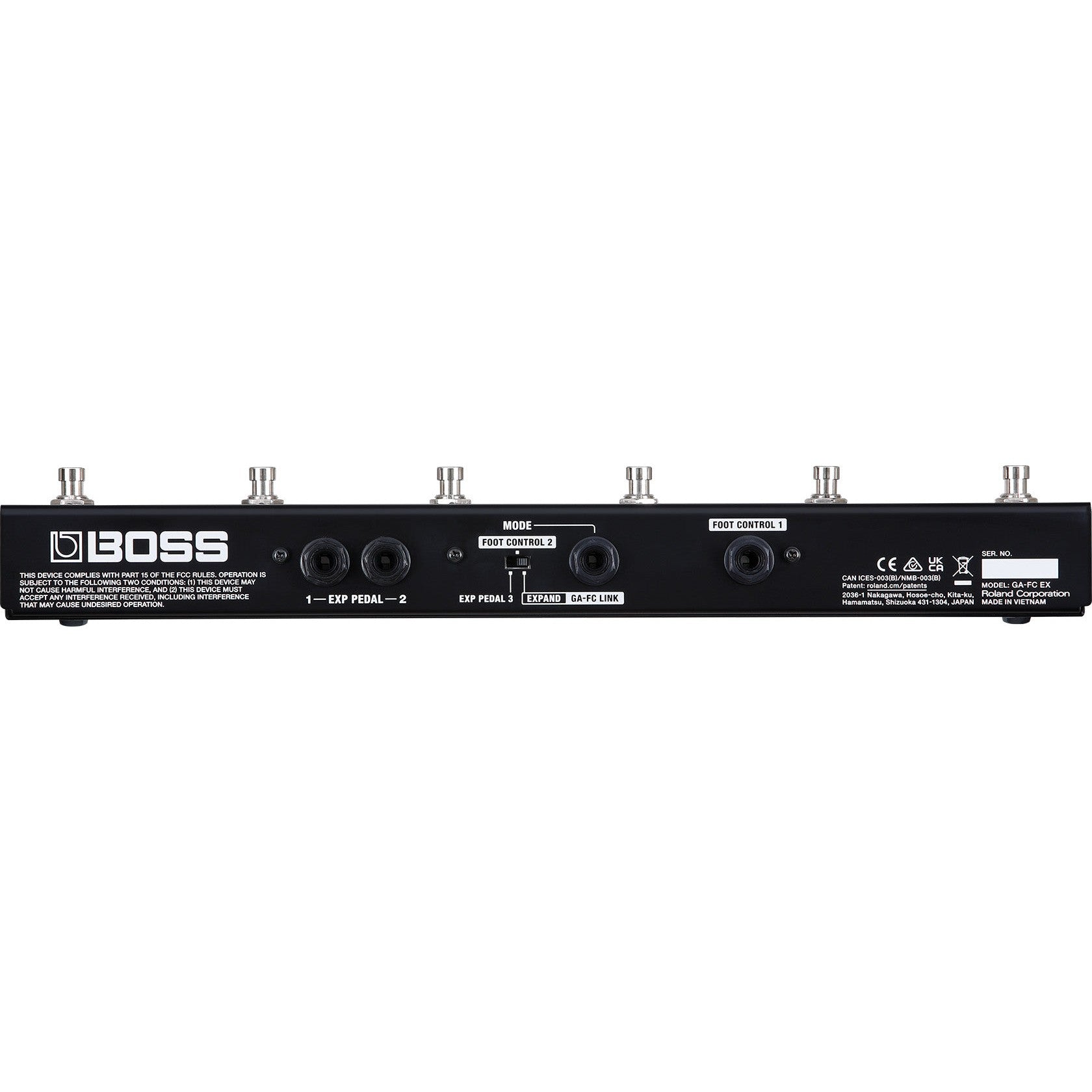 Boss - GA-FC EX Foot Controller – Steve's Music Store