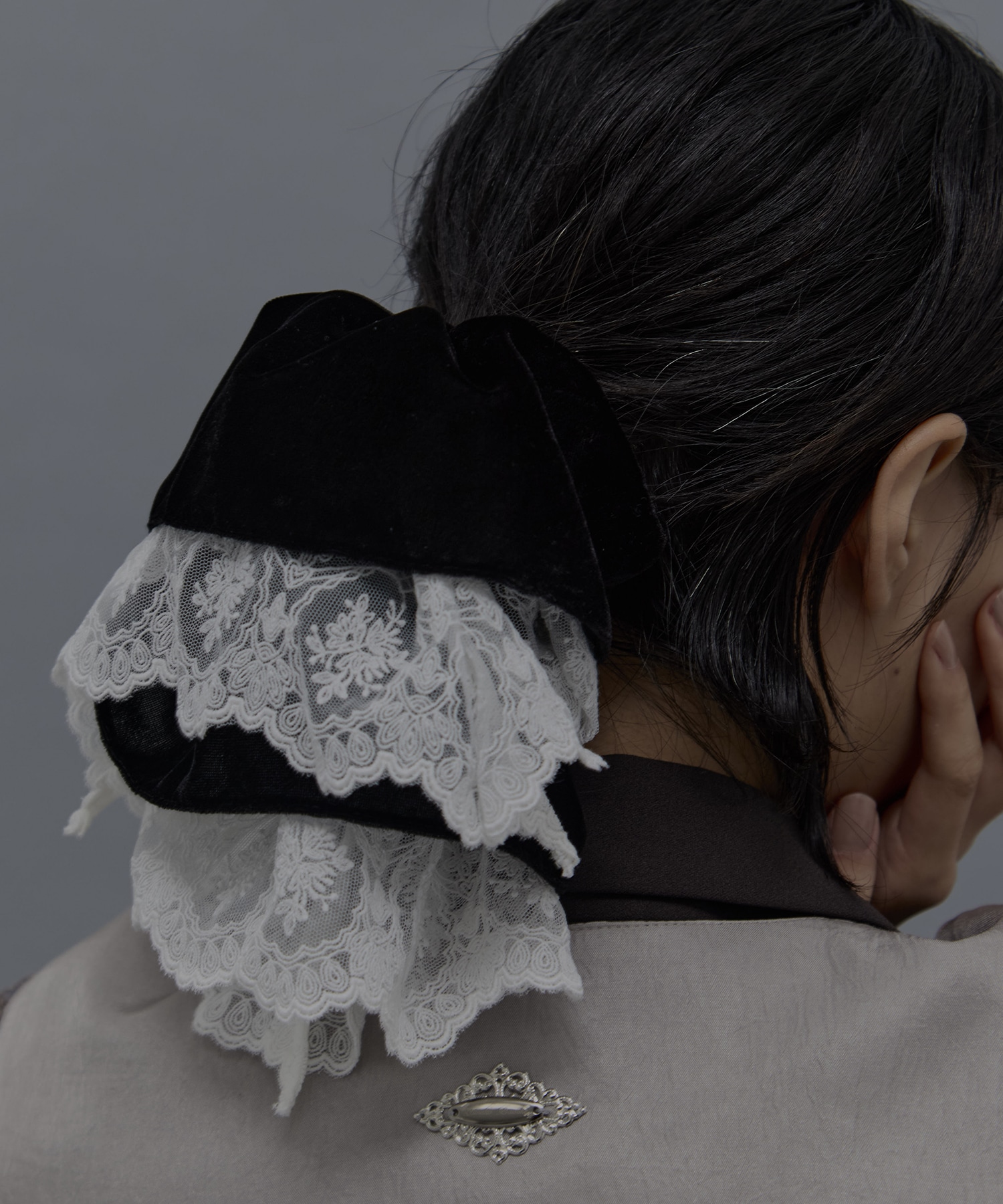 別注velour lace chou chou(FREE WHITE): tanakadaisuke: WOMENS