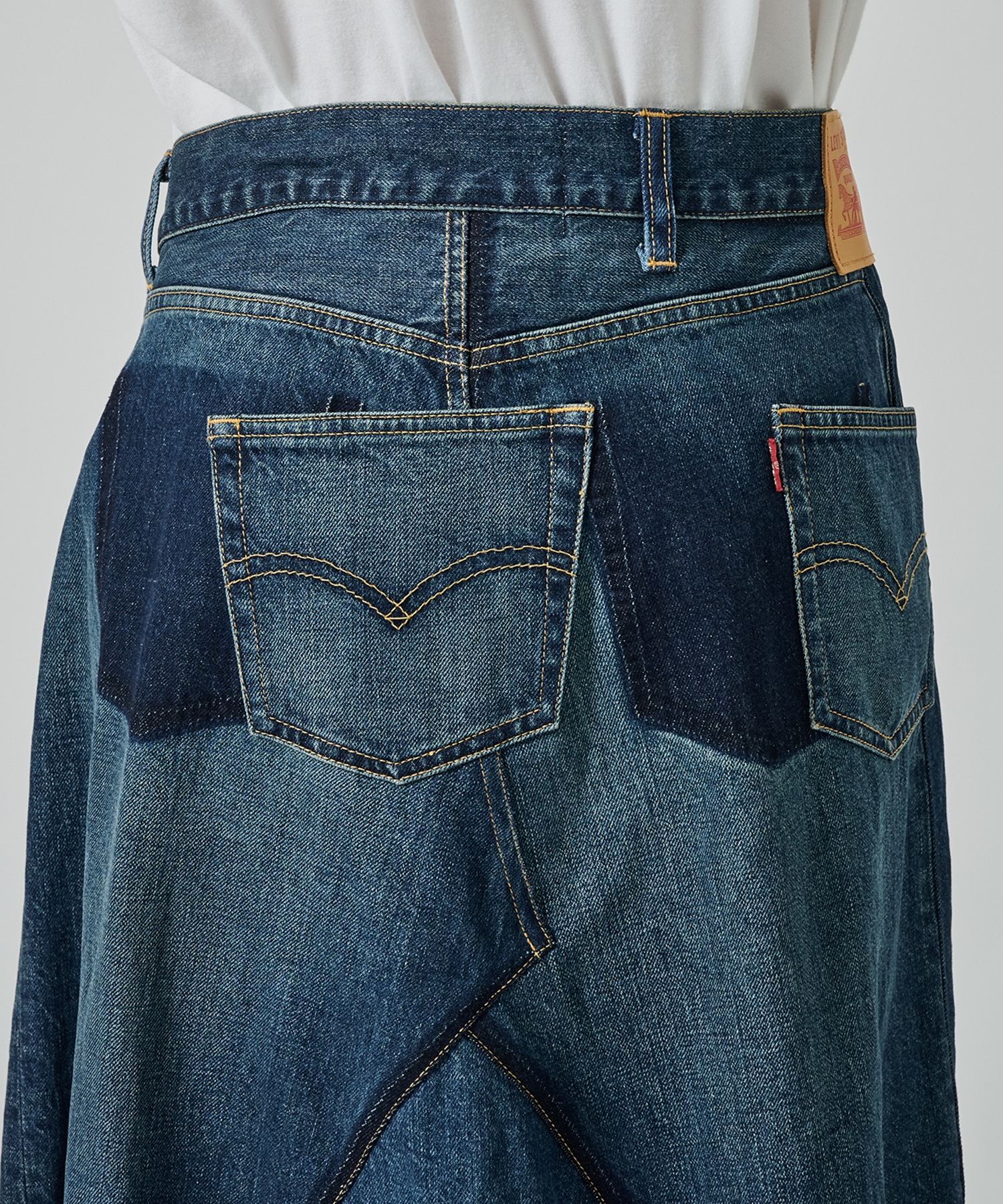 Levi'sWネーム 再構築デニムスカート JO―S201―051｜JUNYA WATANABE MAN