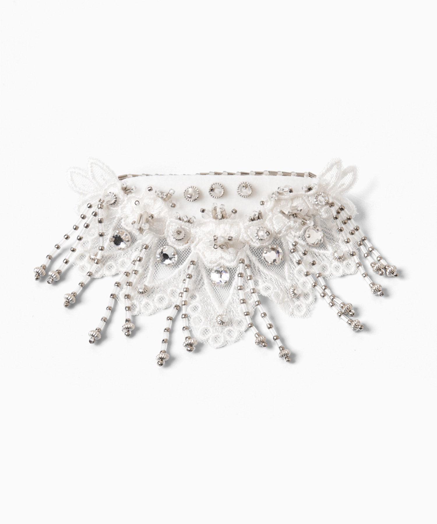 Snow bijou barrette right(FREE WHITE): tanakadaisuke: WOMENS