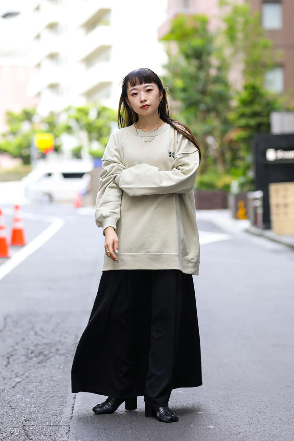 Needles needles studious別注 スウェット ベージュ L × STUDIOUS