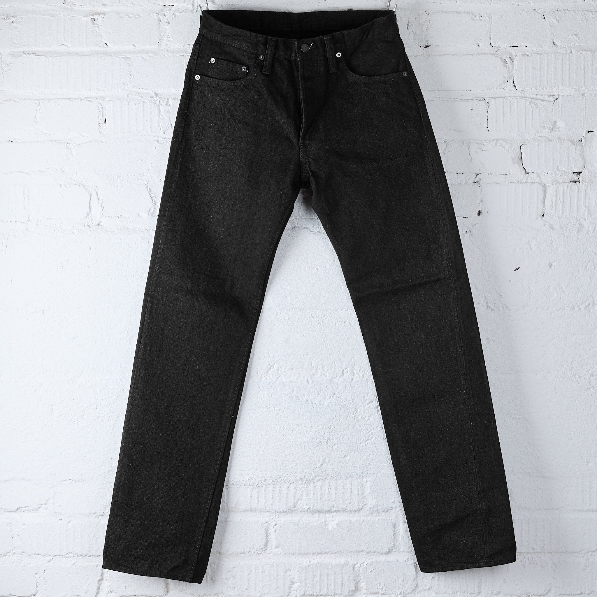 pure blue japan | xx-003 regular straight jean 14oz double black