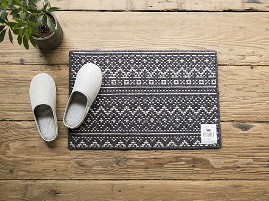 WOOLRUG/Knitting SS（W600×L400mm） -飽きのこない理想のウールラグ