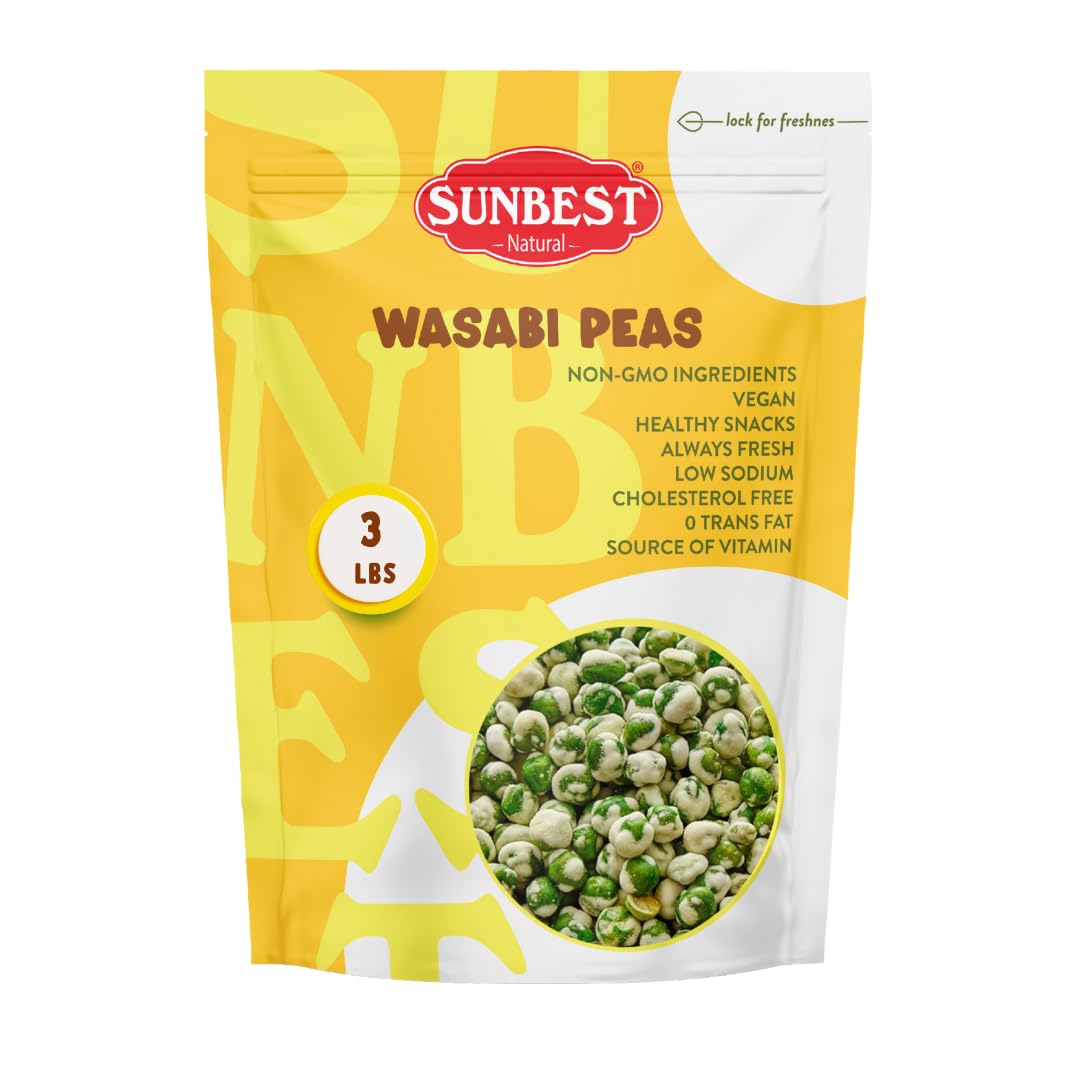 Wasabi Peas - 4 Pounds – Sunbest Natural