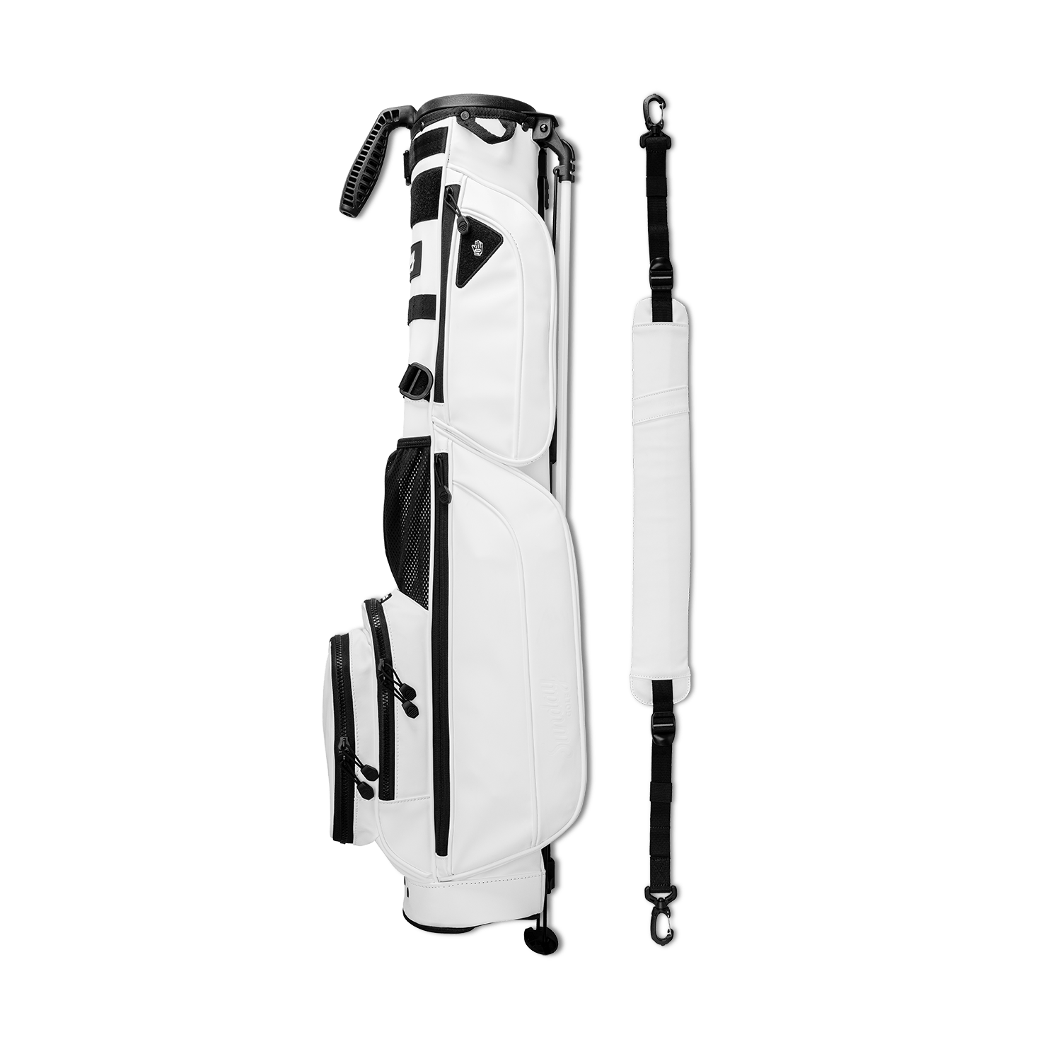 The Loma S-Class | White Leather Par 3 Bag – Sunday Golf