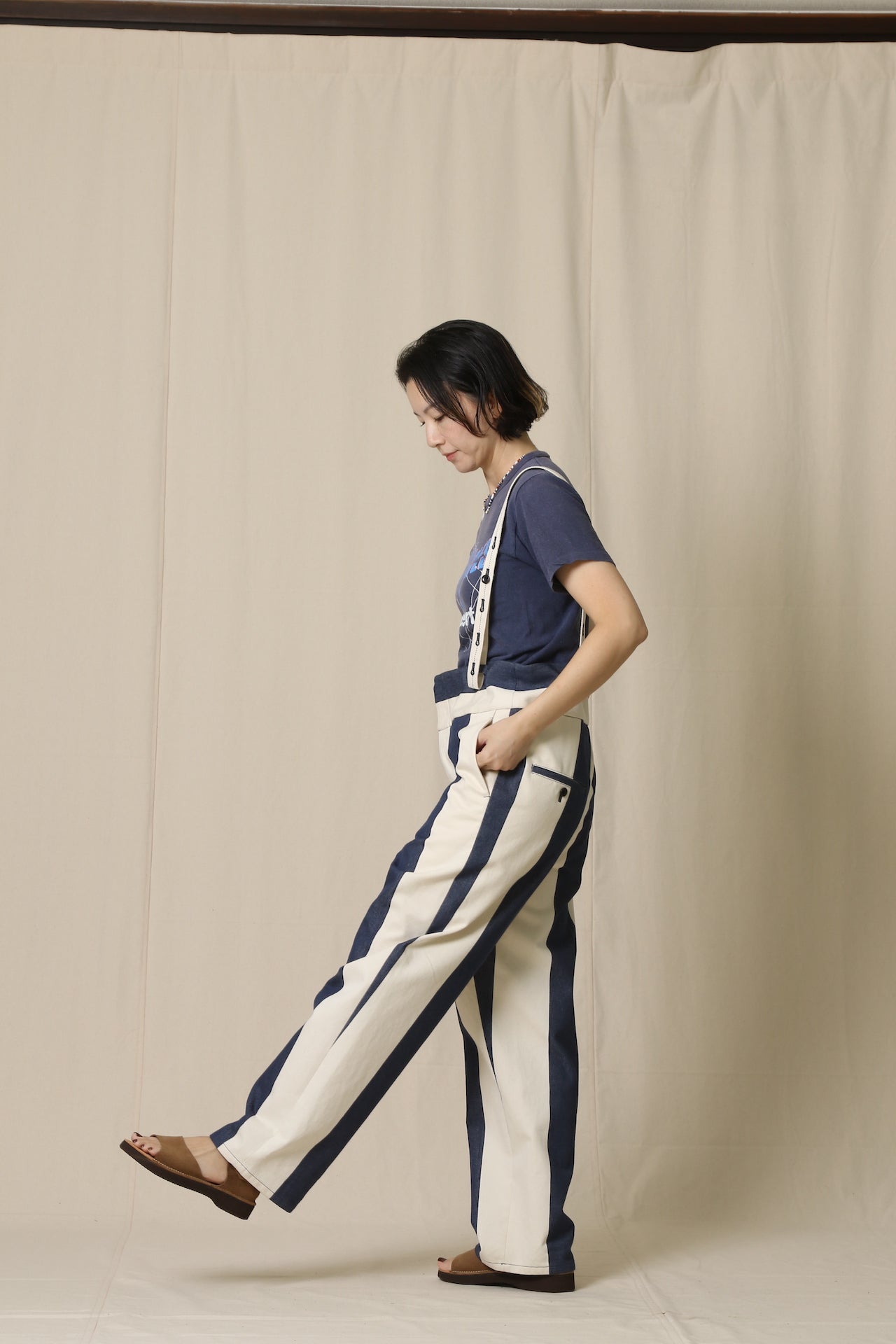 Big Stripe Suspender Pants – Sunshine+Cloud