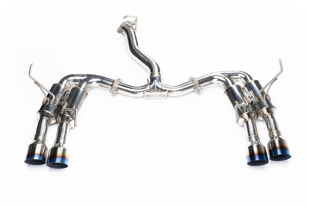 Invidia Gemini R400 Titanium Quad Tip Exhaust WRX STI — Subimods.com