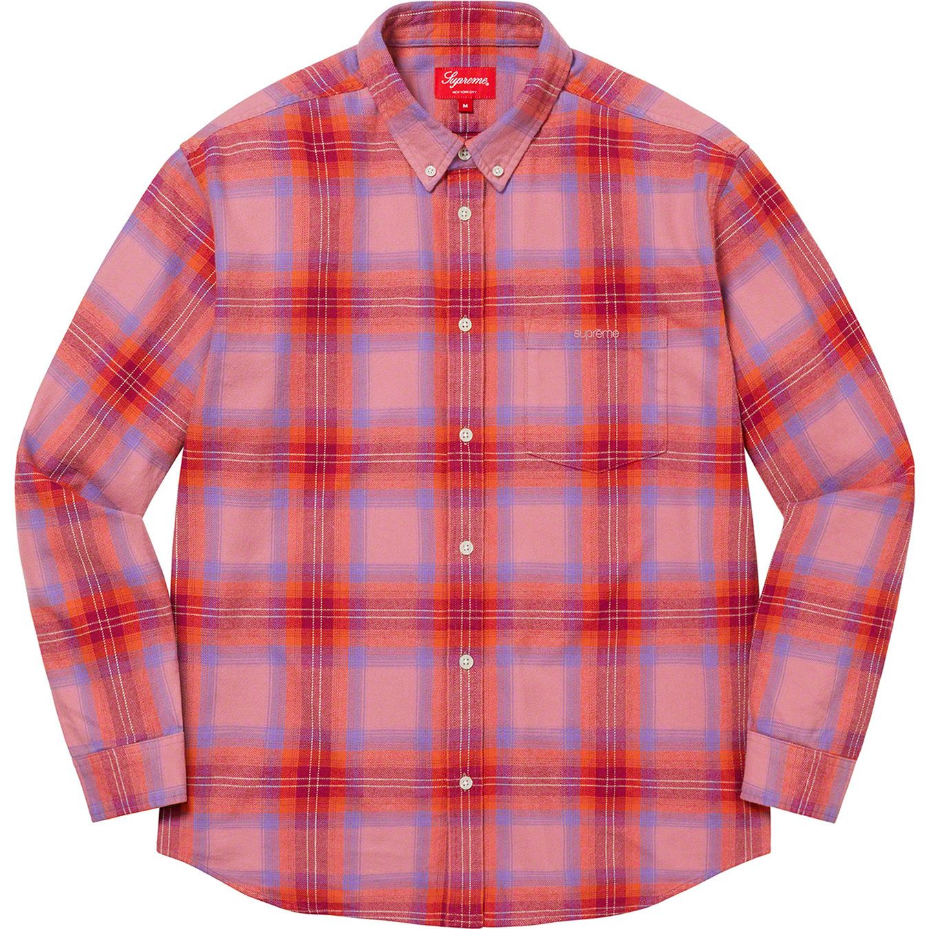 Brushed Plaid Flannel Shirt | Supreme 22ss