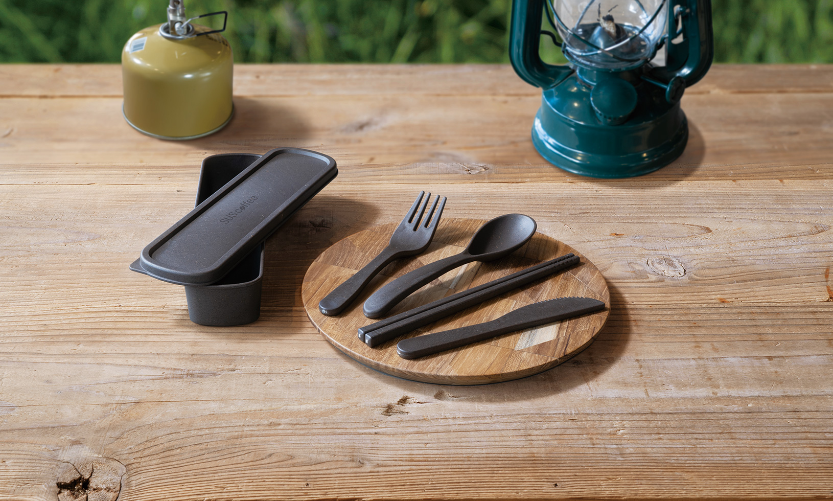 SUS coffee PLA Cutlery Set（サスコーヒー PLAカトラリーセット
